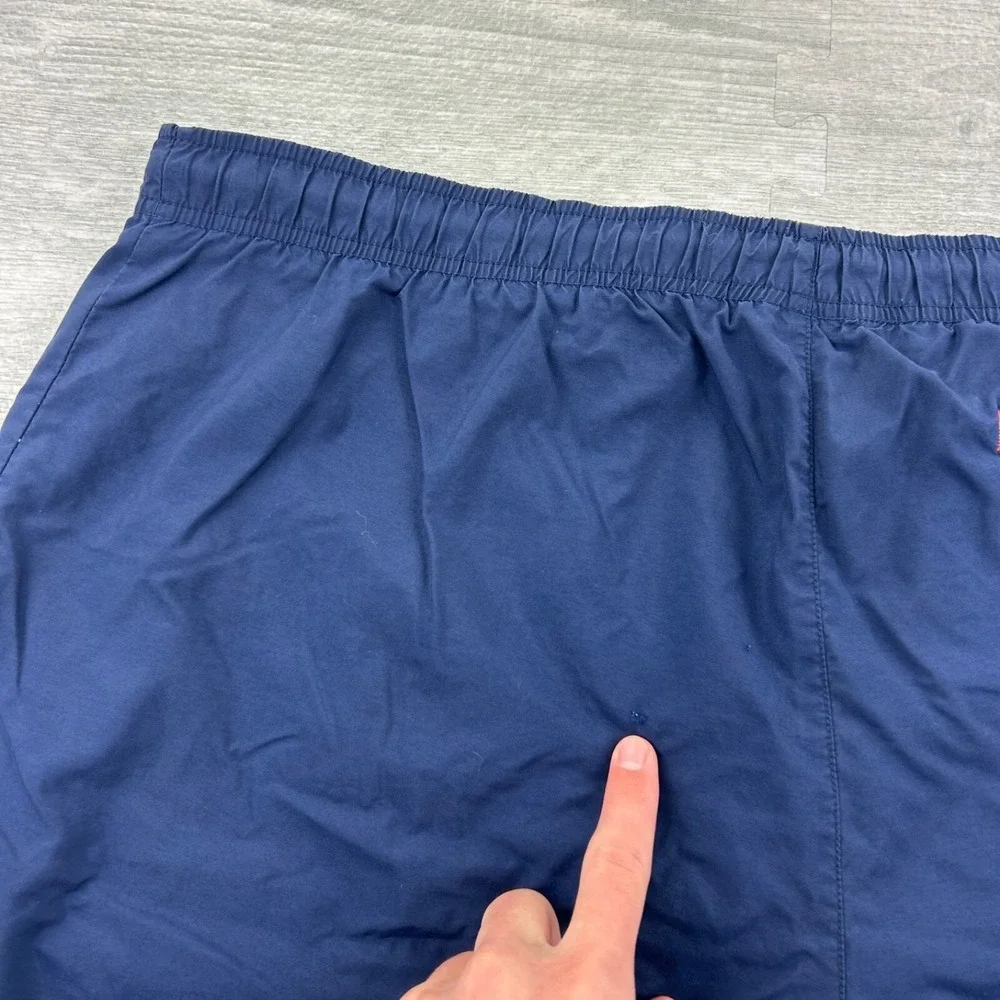 Vintage Y2K‎ Nike Swim Trunks Size XL Navy Blue Bathing Suit Swim Shorts Logo